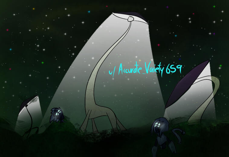 Gigantic invasive fungal life forms, Emits a hypnotic light that puts its victim in a trance.