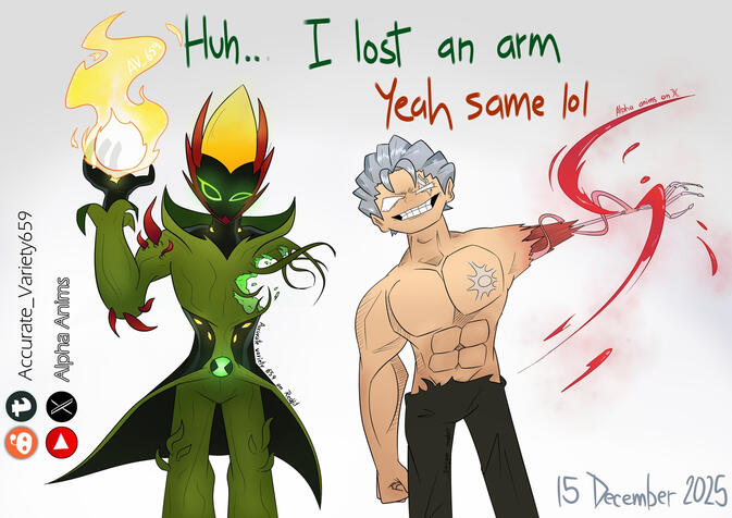 Swampfire x Andy (Undead unluck)