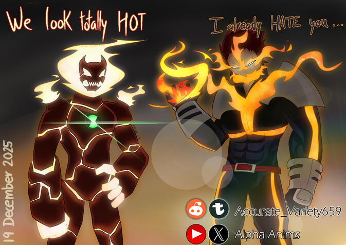 Heatblast x Endeavor (MHA)