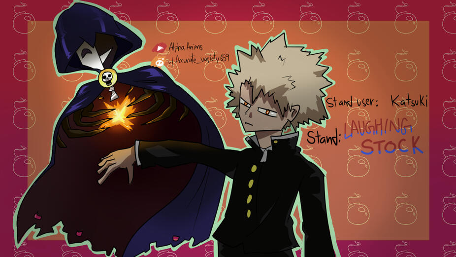 Laughing Stock can absorb Kinetic energy from attacks and release them as explosions.
